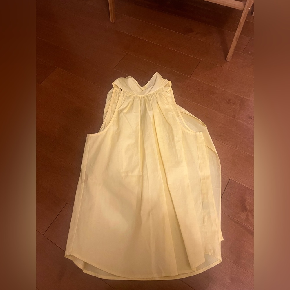 J crew tie back top